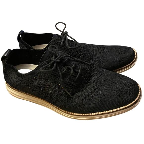 Cole Haan Original Grand Wingtip Oxford, Men's Black, Stitchlite Shoe, Size 9.5 - Picture 1 of 9
